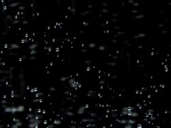 soda water bubbles on a black background Stock Footage