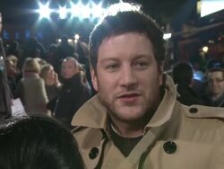 Matt Cardle at The Girl With The Dragon Tattoo: World Premiere at Odeon Leicester Square on December 12, 2011 in London, England (Footage by WireImage Video/Getty Images) Stock Footage