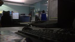 NHS control room staff at work News Clip
