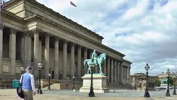 St George's Hall - Liverpool, England Stock Footage