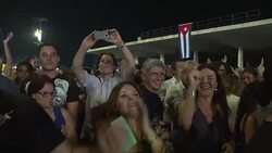 CLEAN : Cuba: Huge crowds hear Rolling Stones rock Havana News Clip