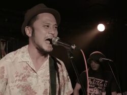 MS PAN Rock band performing  on stage / Nakano, Tokyo, Japan Stock Footage