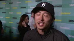 INTERVIEW - Steven Yeun on the first thing he would do during a zombie apocalypse at Entertainment Weekly Hosts Annual Comic-Con Celebration Stock Footage