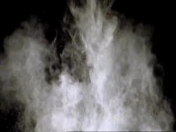 Powder explosion in slow motion Stock Footage