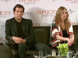 Duplicity Press Conference Stock Footage