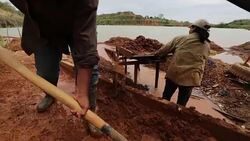 CLEAN : STOCKSHOTS: Traditional gold diggers in Nicaragua News Clip