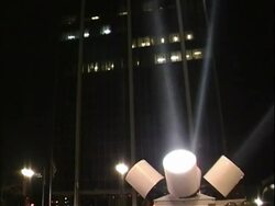 Event Sky Tracker Searchlights Stock Footage