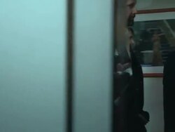 Julianne Moore & Bart Freundlich enter The Hunger Games: Mockingjay Part 1 Premiere at the Nokia Theatre in Los Angeles Stock Footage