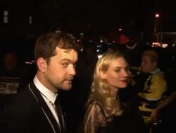Joshua Jackson and Diane Kruger_at the Costume Institute Gala at the Metropolitan Museum of Art after Party in New York 05/02/11 (Footage by WireImage Video/GettyImages) Stock Footage