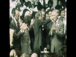 SYND 9 8 78  CARTER SIGNS NEW YORK AID DEAL for $1.65 BILLION News Clip