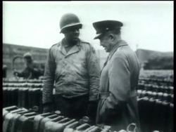 Truman, Eisenhower, MacArthur News Clip