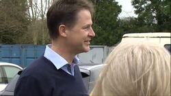 Nick Clegg and Lord Burt in Solihull News Clip