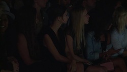 Emily Ratajkowski and Chloe Sevigny at Vera Wang - September 2016 - New York Fashion Week Stock Footage