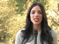 Adriana Louise from 'The Voice' in Central Park Stock Footage