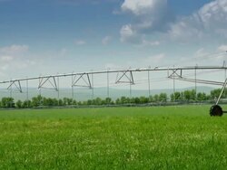 Automatic Irrigation of Crops Stock Footage