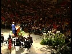 USA: JONESBORO: MEMORIAL SERVICE HELD FOR SCHOOL SHOOTING VICTIMS News Clip