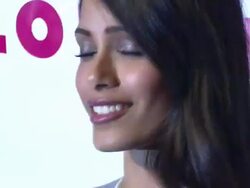 Freida Pinto at NYLON 13th Anniversary Issue Celebration on 4/10/12 in West Hollywood, CA.  Stock Footage