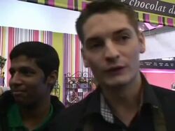 Flower, art and Mediterranean flavours at Paris' S Stock Footage