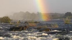 Victoria Falls Slow Motion Stock Footage