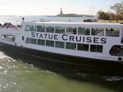 Ellis Island Re-Opens To Public One Year After Hurricane Sandy Stock Footage