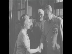 SYND 4 3 69 SOVIET DEFENCE MINISTER, MARSHAL ANDREI GRECHKO MEETS INDIRA GANDHI News Clip