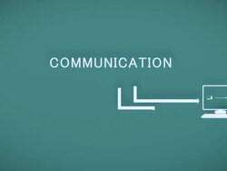 Communication Icons Stock Footage