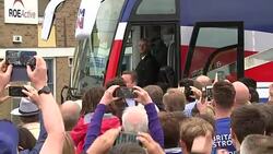 David Cameron and Sadiq Khan at a rally News Clip