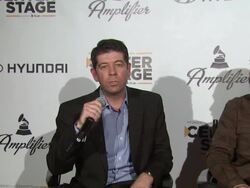 INTERVIEW - Evan Greene on the Center Stage program at 4th Annual Social Media Rock Stars Summit - 'The Music Industry Then & Now: How Digital Changed The Game on on 2/8/2013 in Los Angeles, CA. (Footage by WireImage Video/Getty Images Entertainment Video) Stock Footage