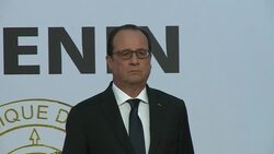 CLEAN : Francois Hollande in Benin as part of African tour News Clip