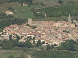 Passing Montpezat Stock Footage