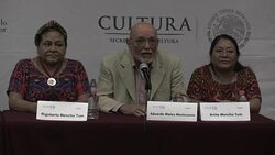 CLEAN : Guatemalan activist denounces racism towards natives News Clip