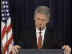 USA - Clinton's end of year news conference News Clip