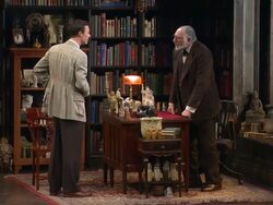 PERFORMANCE - Judd Hirsch, Tom Cavanagh at Freud's Last Session Presented By The Broad Stage Stock Footage