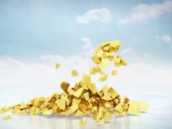 End of European Currencies. Euro Crash Down. Stock Footage