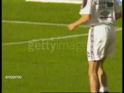 England Football Team Training ahead of England versus Argentina in the Knockout stages of the France World Cup 98 News Clip