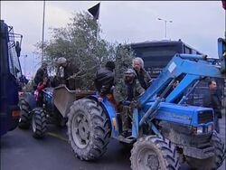 Police fire tear gas at farmers demanding government help News Clip