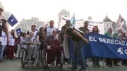 CLEAN : 24 hour March of Resistance begins in Argentina to demand work News Clip