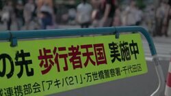 Sign of Akibahara Pedestrian Area. Tokyo, Japan Stock Footage
