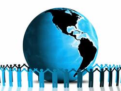 Global Social Connection Loop. Stock Footage