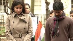 Protest at India embassy, Gandhi statue after death of gang rape victim News Clip