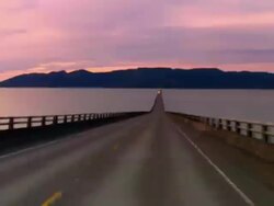 Crossing Bridge Stock Footage