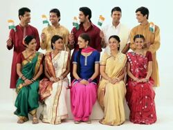 Group of people celebrating independence day Stock Footage