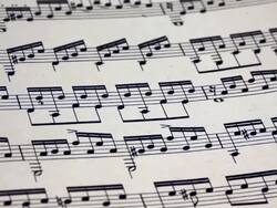 Sheet Music Stock Footage
