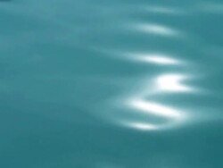Sun in a turquoise water Stock Footage