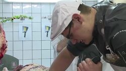 CLEAN : French apprentices hope to be a cut above in butcher competition News Clip