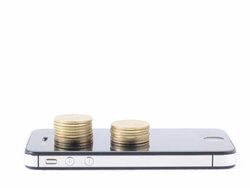 Gold coins isolated Stock Footage