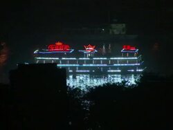 Wide shots of Chongqing city skyline. News Clip