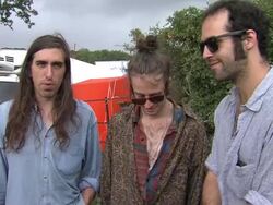 INTERVIEW: Crystal Fighters on playing in Poland  Stock Footage