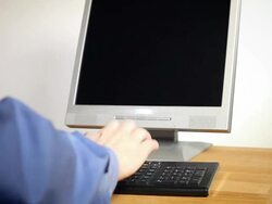 Smashing a computer - 2 clips Stock Footage