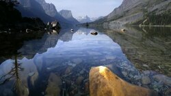 Travertime Terraces at Yellowstone NP Stock Footage